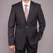  Gray Four Button Cuff Graduation Suit For Boy / Guys 