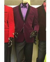  Mens shawl Lapel Velvet Blazer Available In Purple Tuxedo / velour Mens