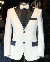  Tuxedo Dinner Jacket velour Mens blazer Jacket + White