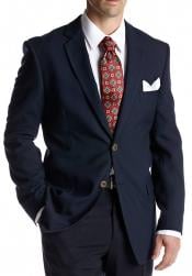  Portly Navy Blazer Executive Fit Suit - Mens Portly Suit