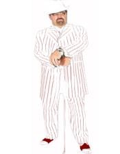  Suit White/Red Pinstripe Coming Sep/15/2020 Zoot Suit Pre Order Limited Collection