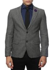  Grey Fully Lined Peak Blinder Custom Vested Suit 