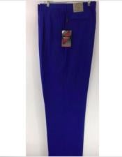  Blue Dress Pants 2-Pleats