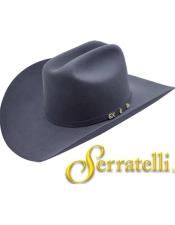  Serratelli 6X EL Amapola Granite 4 Brim Western Cowboy Hat all sizes