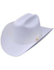  Serratelli 10X Cali Style White 3 1/2 Brim Western Cowboy Hat all sizes
