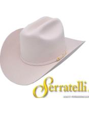  Serratelli 6X Amapola Buckskin 3 1/2 Brim Western Cowboy Hat all sizes