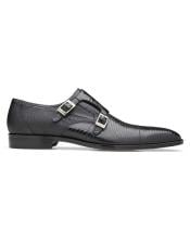  Mens double monk strap shoes Belvedere