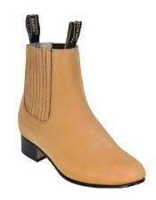  Mens Honey Traditional Leather Sole Boots