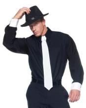  Gangster Outfit For Men (Pants + Shirt + Hat + Tie)