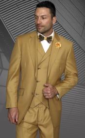  Classic Fit Suit Mens Camel Pants Lined to the Knee Suit -