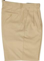  Double Pleated Pants 09-Khaki