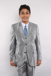  Suit For Teenager Silver