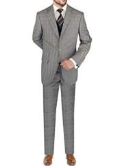  Slim Fit Suits Plaid Suit Taupe