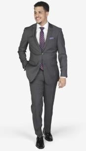  Mens Slim Fit Suit - Fitted