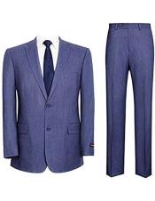  Denim Blue Suit