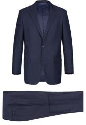  Renoir Marino Classic Fit Suit Style# Plaid Suit - Checkered Suit -