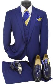  100% Fabric - Slim or Modern Fit Suit - Classic Fit Alberto