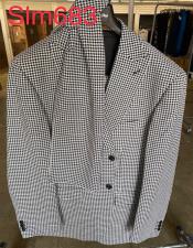  Mens Plaid Suit - Checkered Suit - Houndstooth Suit - Fashion Suit