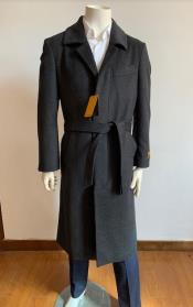  Full Length Overcoat - Wool Belted
