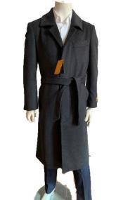  Mens Overcoat - Full Length Topcoat - Coat