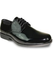  Mens Wide Width Dress Shoe Black Patent