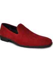  Mens Wide Width Dress Shoe Red