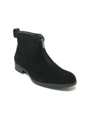  Mens KB600-01S Carrucci Zip Suede Boots