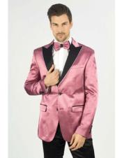 Hot Pink Tuxedo - Prom Pink Tuxedo - Rose Pink Tuxedo - Pink and Black Tuxedo (Bowtie Included)