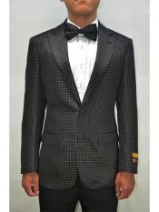 Polka Dot Suit - Polka Dot Blazer + Pants and Bowtie Included