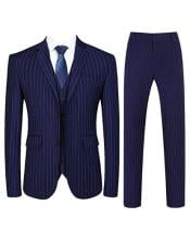  Gangster Suit - 1920 Suit - Pinstripe Suit - Vested Suit