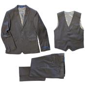  Designer Boys Suit - Gray Kids