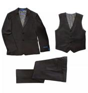  Designer Boys Suit - Dark Gray