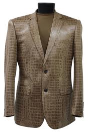  Style#-B6362 Crocodile Blazer - Alligator Print Sportcoat - Gator Jacket