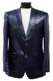  Style#-B6362 Crocodile Blazer - Alligator Print Sportcoat - Gator Jacket