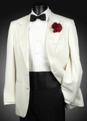  James Bonds Dinner Jackets - Snow Ivory Tuxedo Jacket