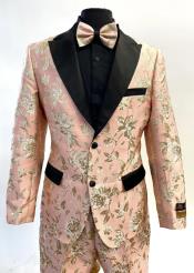  Prom Suits - Wedding Suit - Paisley Suit - Floral Suit +