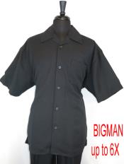  Style# Fortino Landi M2954 Shirt + Pant Set Black