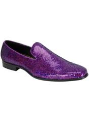  Sequence Slip On Shoe - Fashion Party Shoe Purple