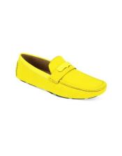  Plus Yellow Mens Dress Shoe