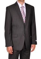  Mens Gray Tweed Suit - Grey Wool Suit - Winter Fabric Heavy