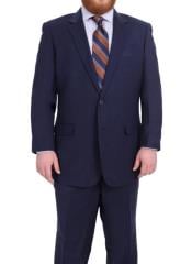  Suits For Big Belly Navy Blue - Wool