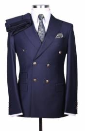 Mens Double Breasted Blazer - Navy Double Breasted Sport Coat