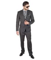  34s Suit - 34 Short Charcoal Grey Suit - Size 34 Suit - 34s Slim Fit Suit