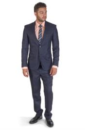  34s Suit - 34 Short Navy Suit - Size 34 Suit - 34s Slim Fit Suit