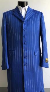  Mens French Blue Suit