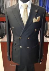  Button Double Breasted Suit