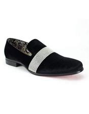  Mens Velvet Loafer Mens Black Velvet ~ Velour Jacket Dress Slip On Stylish Dress Loafer ~ Shoe