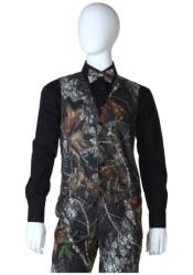  Mossy Oak Tuxedo Vest