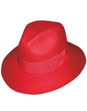  1930s Mens Hats For Sale - 1930s Fedora Red