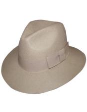  1930s Mens Hats For Sale - 1930s Fedora Khaki